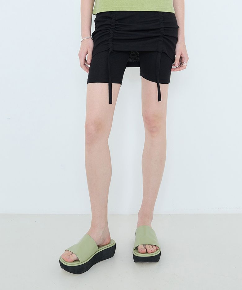 L4 ANGEL SKIRT PANTS(BLACK)