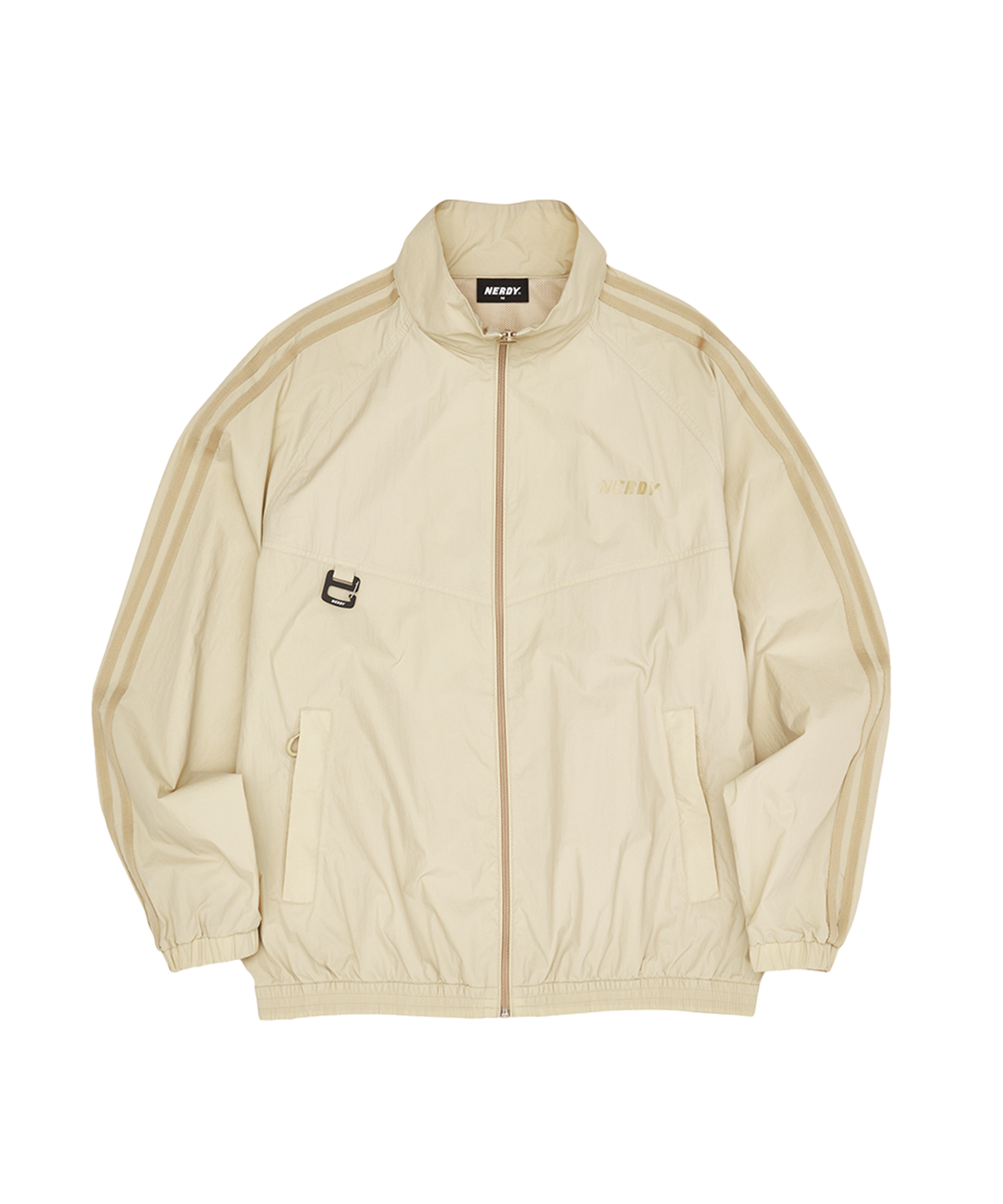 ☆NERDY☆ 22SS Color Block Windbreaker Beige MUSINSA | NERDY (22SS) Color Block Windbreaker Beige