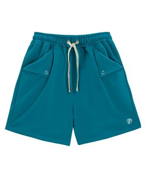 포켓 스냅버튼 쇼츠 [틸블루]