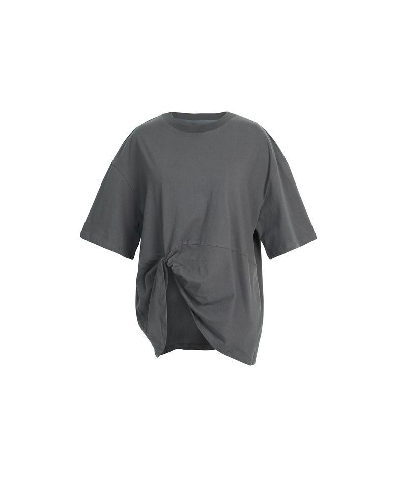 TWIST T-SHIRT_CHARCOAL