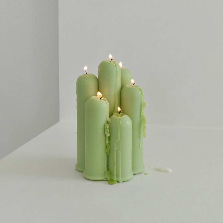 Tube stick candle - Multi wick (4color)