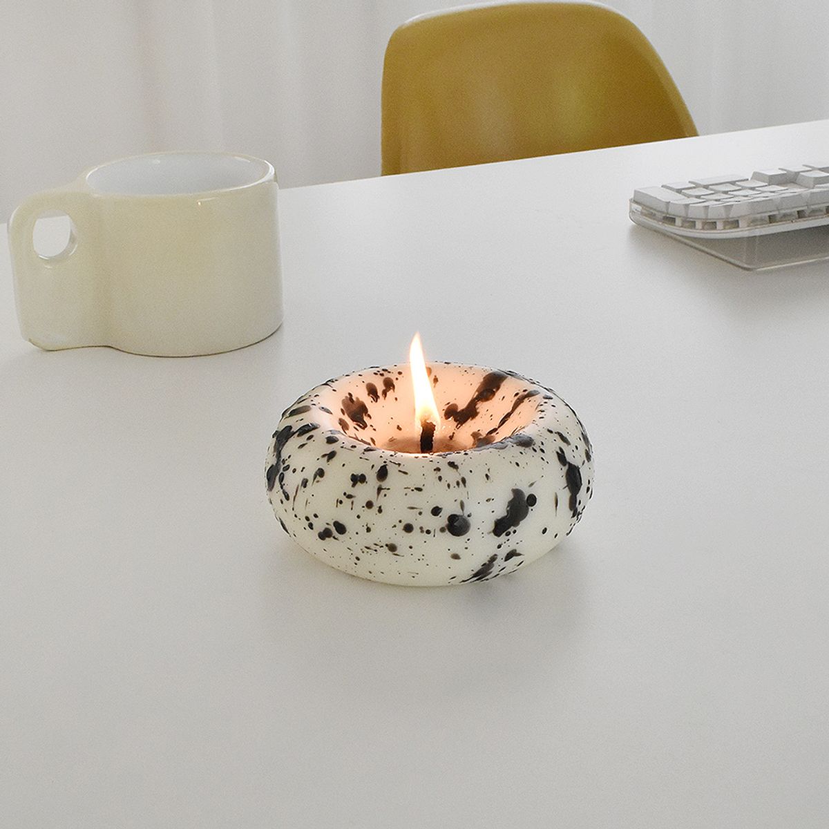 허니플라밍고(HONEY FLAMINGO) Press candle - black