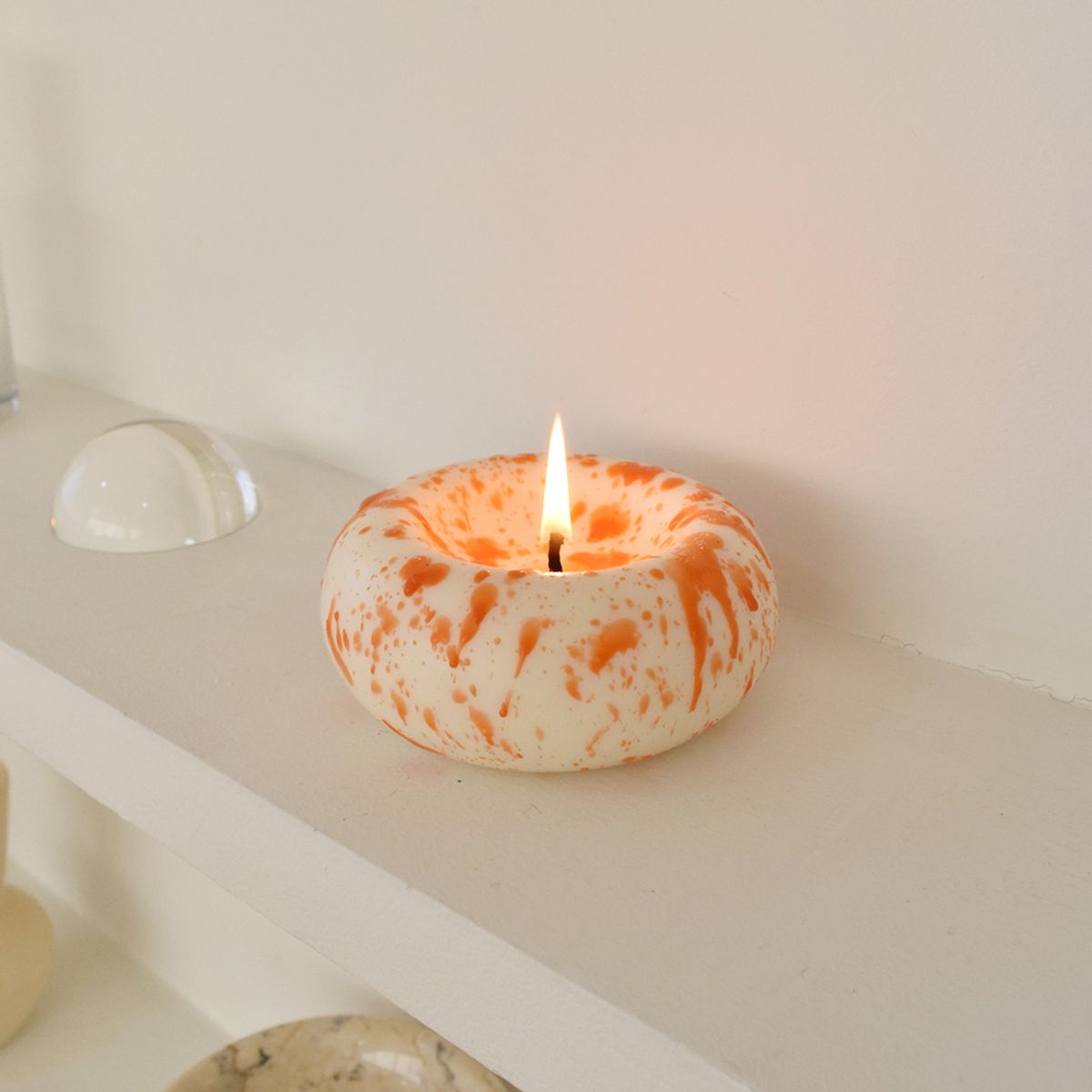 허니플라밍고(HONEY FLAMINGO) Press candle - orange