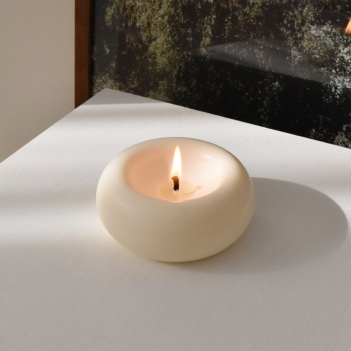 허니플라밍고(HONEY FLAMINGO) Press candle - ivory