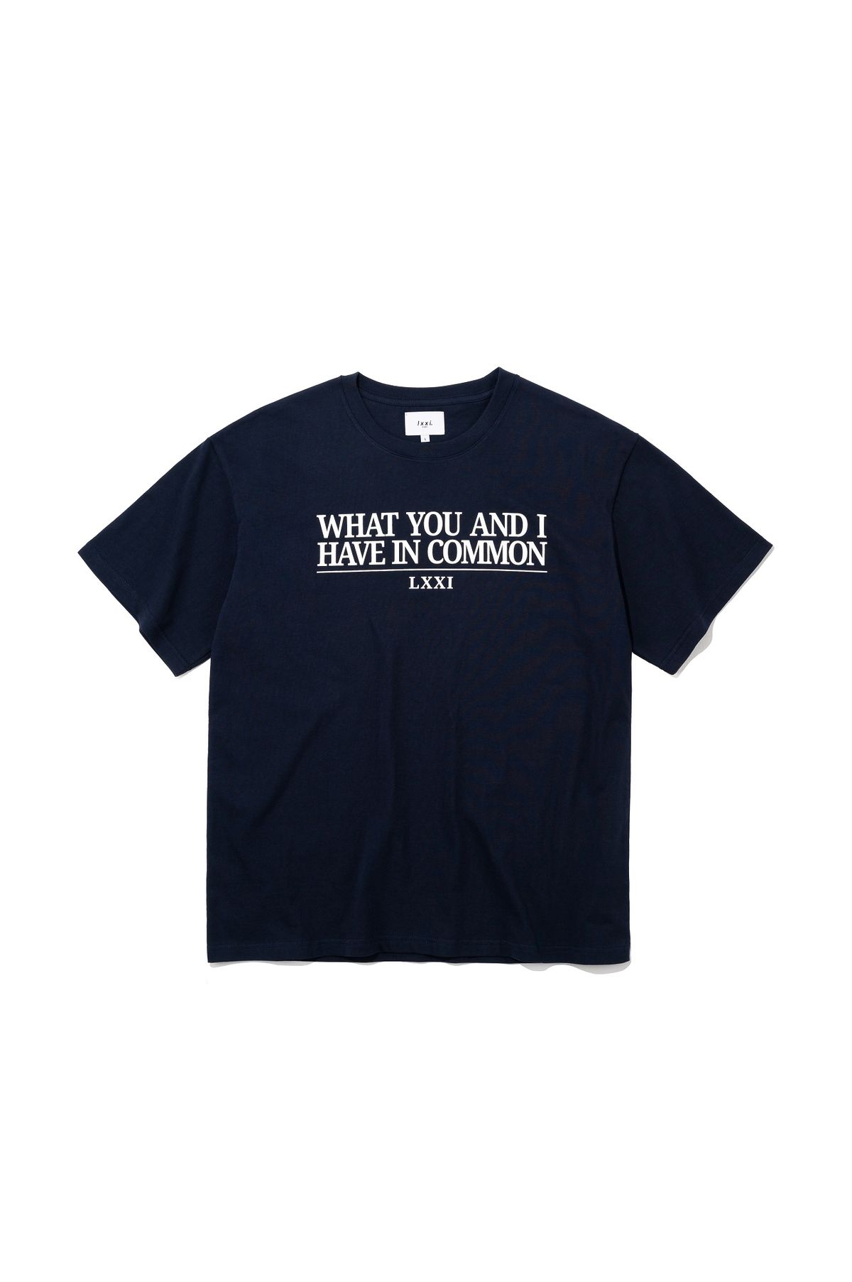 르씨(LXXI) UNDER BAR T-SHIRT [NAVY]