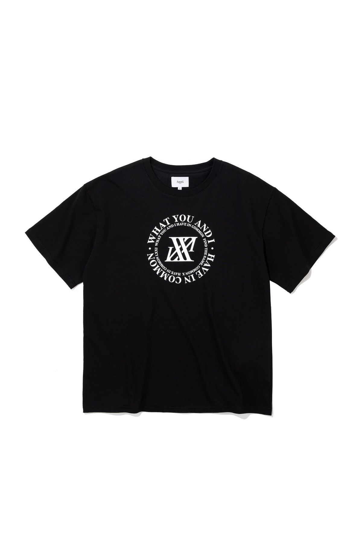 르씨(LXXI) CIRCLE LOGO T-SHIRT [BLACK]