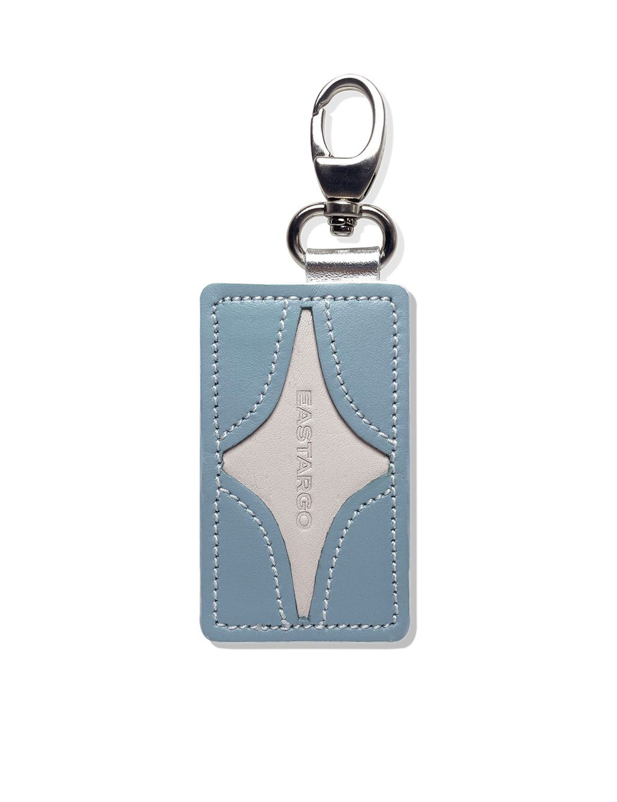 이스트아르고(EASTARGO) STING KEY RING (SKY BLUE & IVORY WHITE, SILVER)