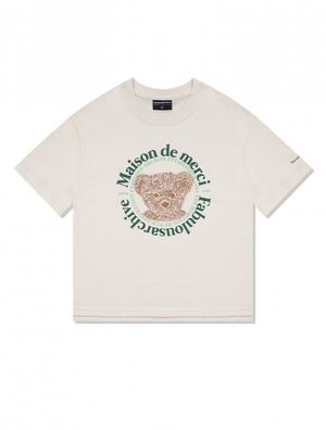 우먼즈 베어프렌즈 릴렉스 크롭티 크림그린(FCC2TS386W)