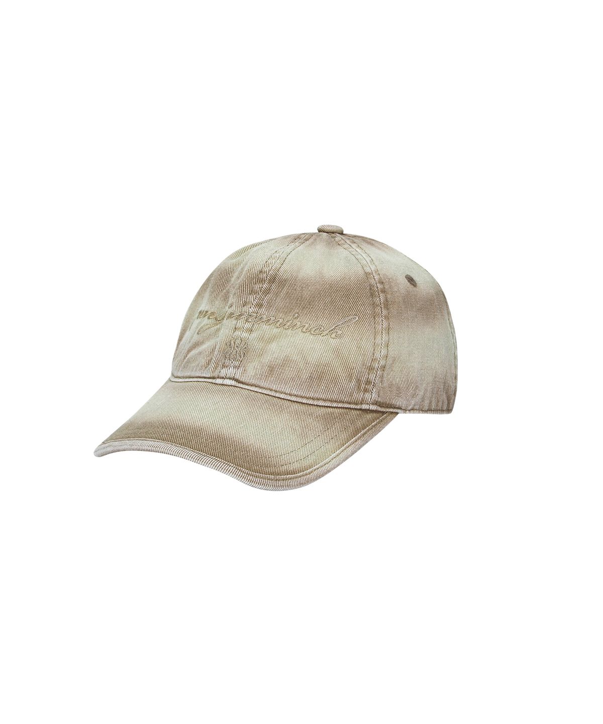 언지미크(UNGIMMICK) WASHED VINTAGE DENIM CAP (BEIGE)