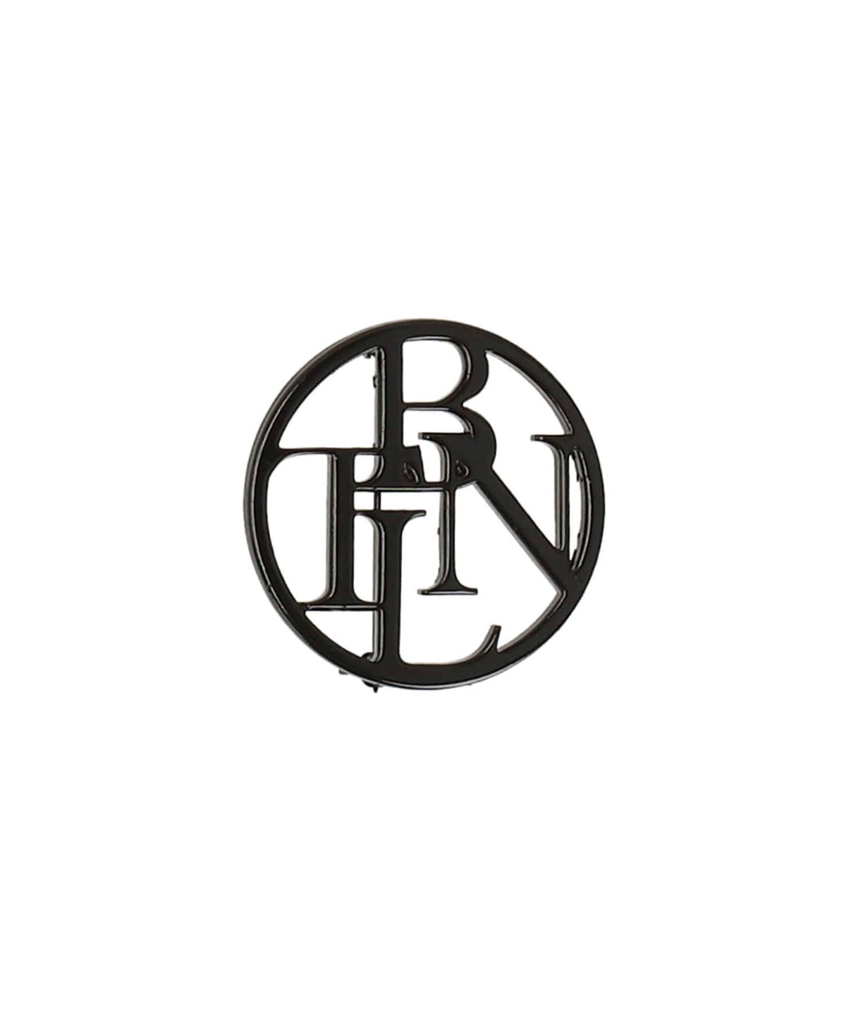 빈트릴 뉴욕(BEENTRILL NEWYORK) 라인로고브로치(블랙)