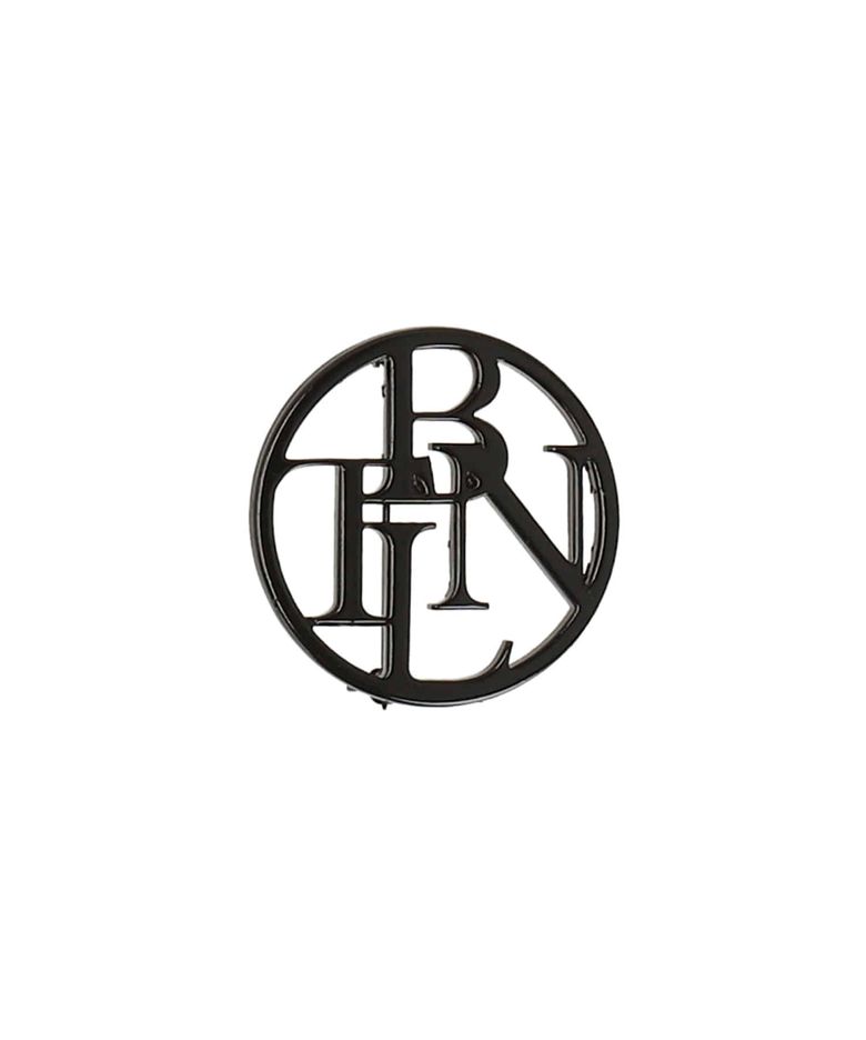 라인로고브로치(블랙)
