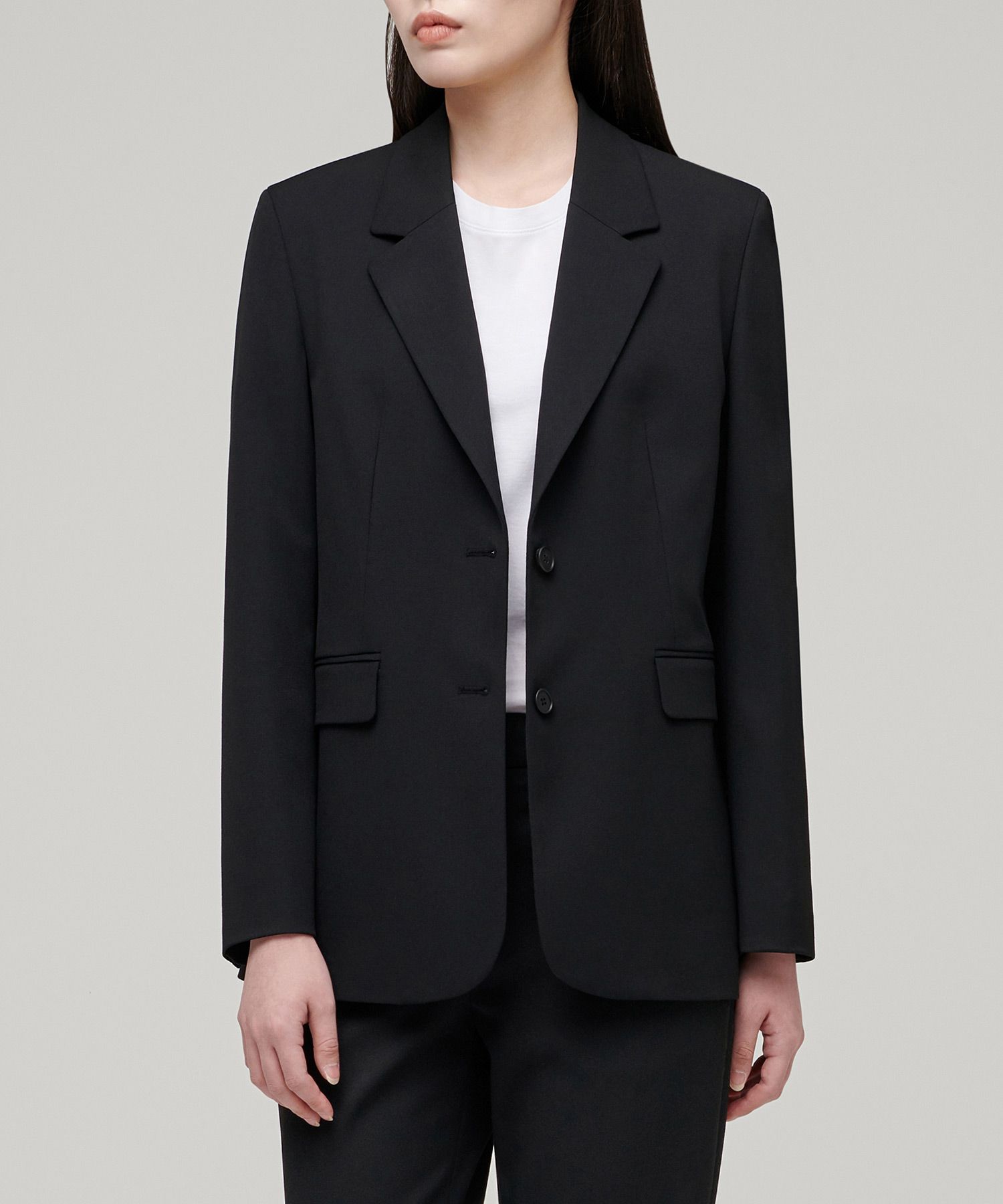 MUSINSA | MUSINSA STANDARD WOMAN Womens Basic Blazer [Black]