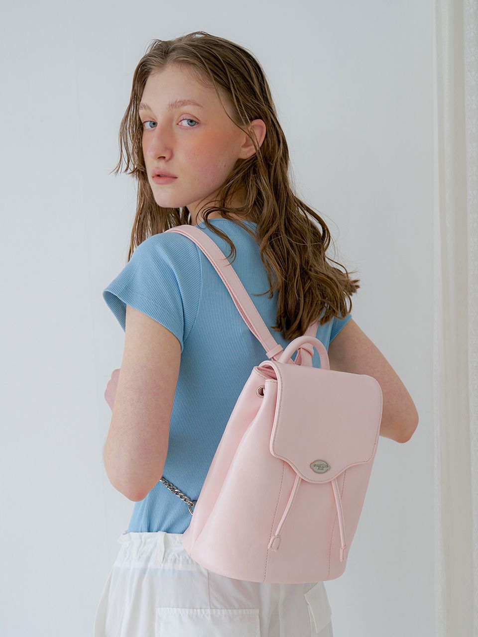 バックパック・リュック SOMEWHERE BUTTER. fle backpack light pink MUSINSA | SOMEWHEREBUTTER fle backpack - light pink