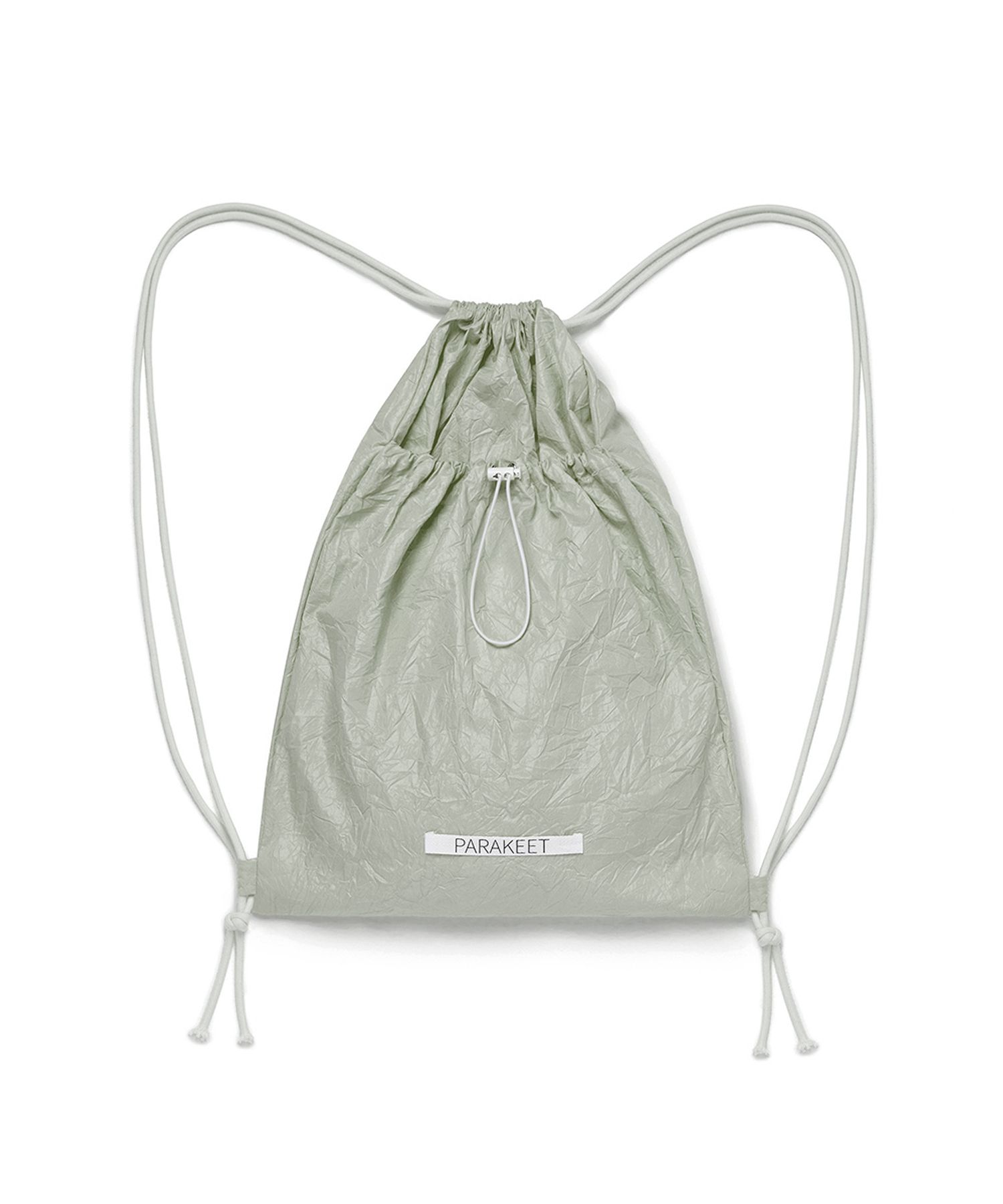 【韓国製品】PARAKEET Crinkle Gym Sack ライトグレー MUSINSA公式 | PARAKEET Crinkle Gym Sack (Light Grey)