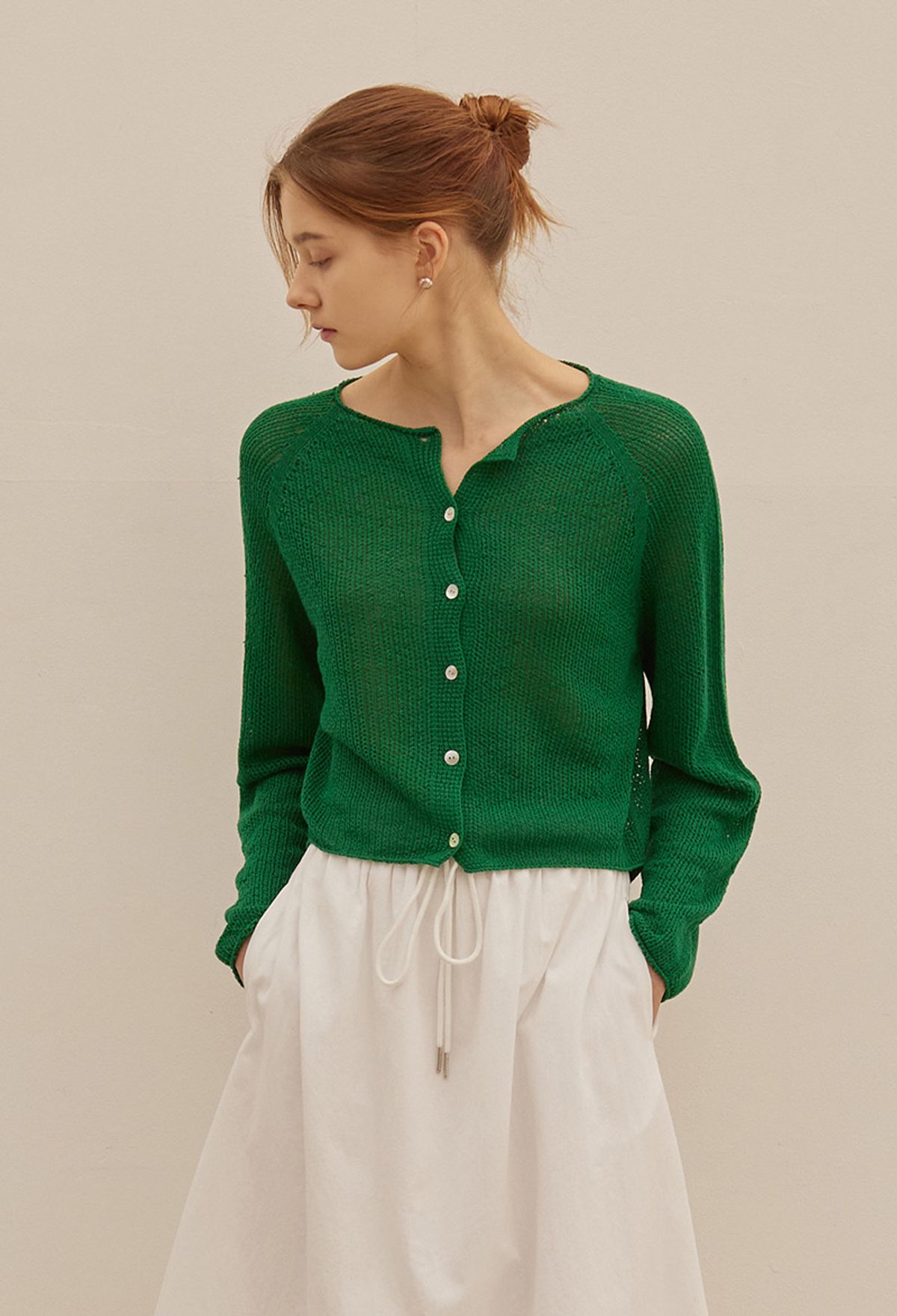 망고매니플리즈(MANGO MANY PLEASE) NET SUMMER CARDIGAN (3colors)