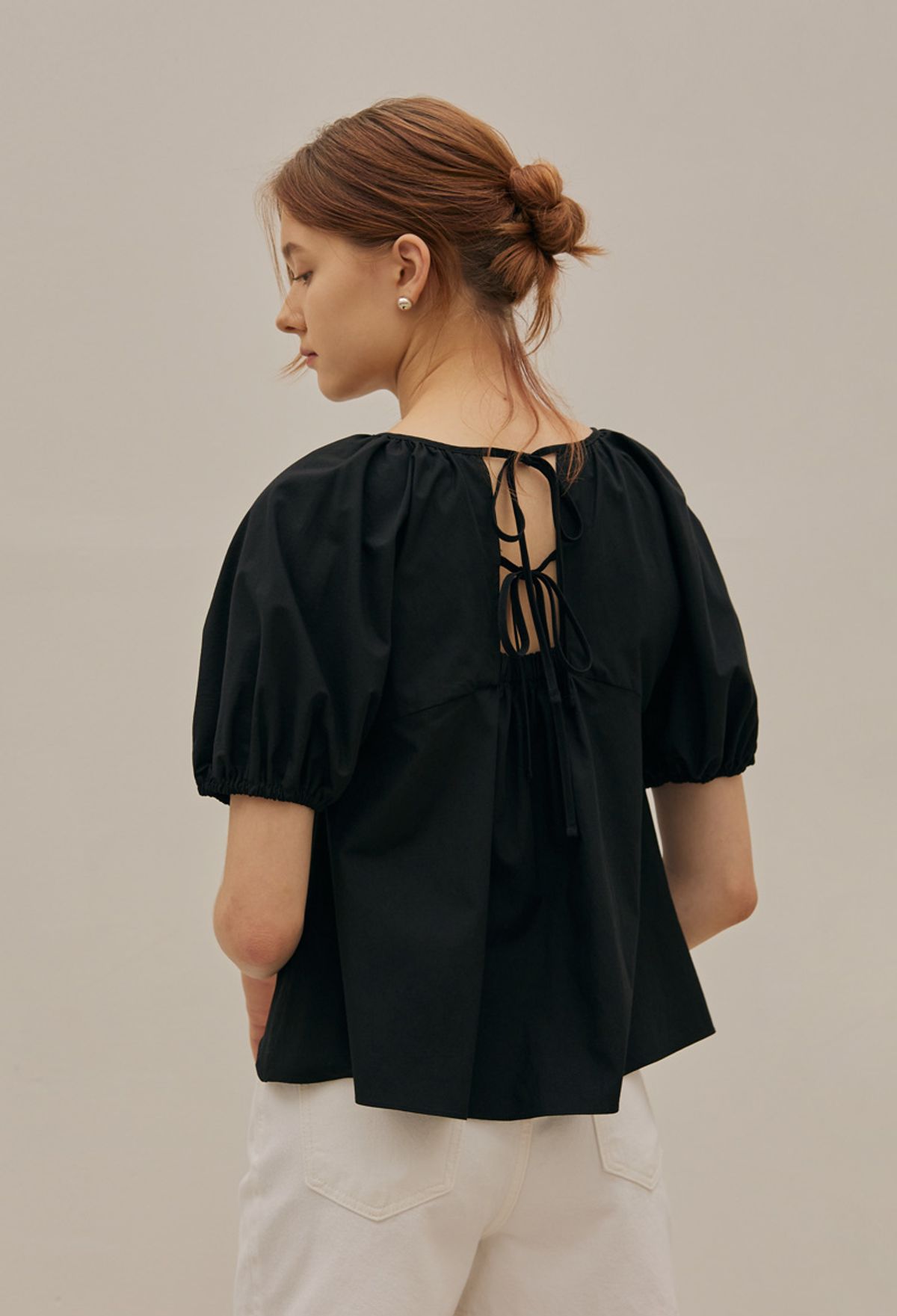 망고매니플리즈(MANGO MANY PLEASE) INES SHIRRING BLOUSE (3colors)