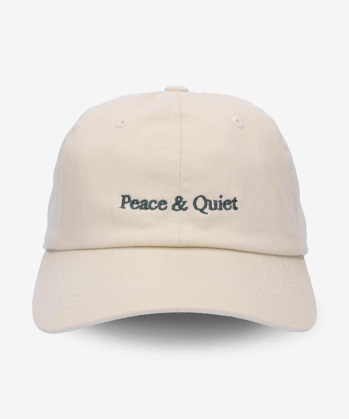 뮤지엄 오브 피스 앤 콰이엇(MUSEUM OF PEACE&QUIET) 클래식 워드마크 볼캡 - 본 / MOPQSS2322BONE