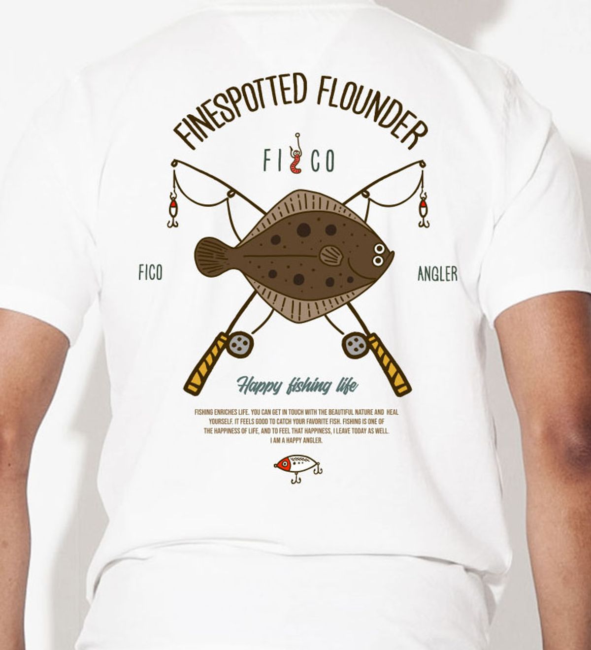 돌돌(DOLDOL) FICO_tshirts-235 익스트림 낚시 브랜드 피코 시즌2 캐릭터 그래픽 디자인 티셔츠