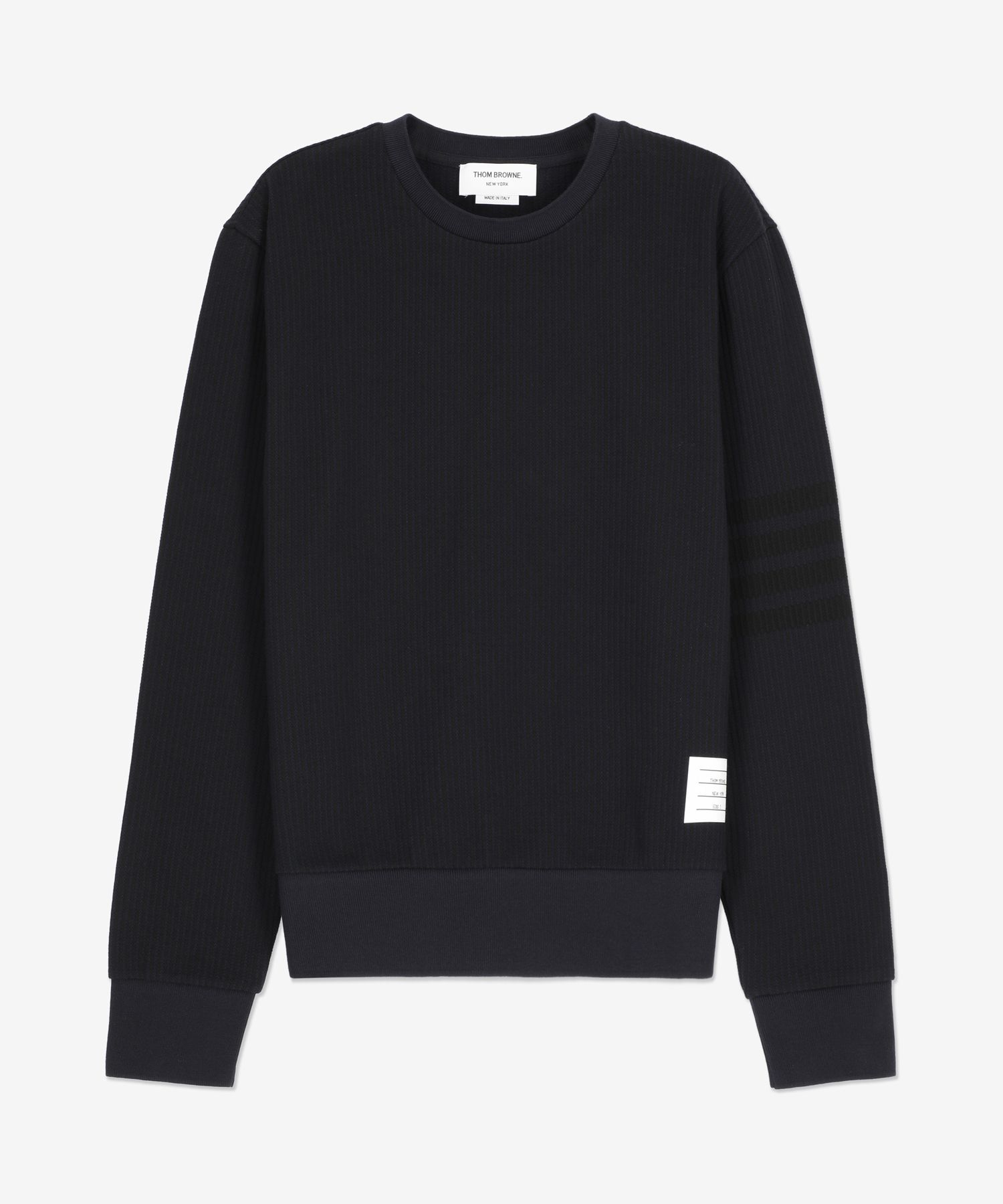 ★THOM BROWNE★ロゴパッチ スウェット ネイビー MJT370AJ006341 MUSINSA | THOM BROWNE Logo Patch Sweatshirt - Navy