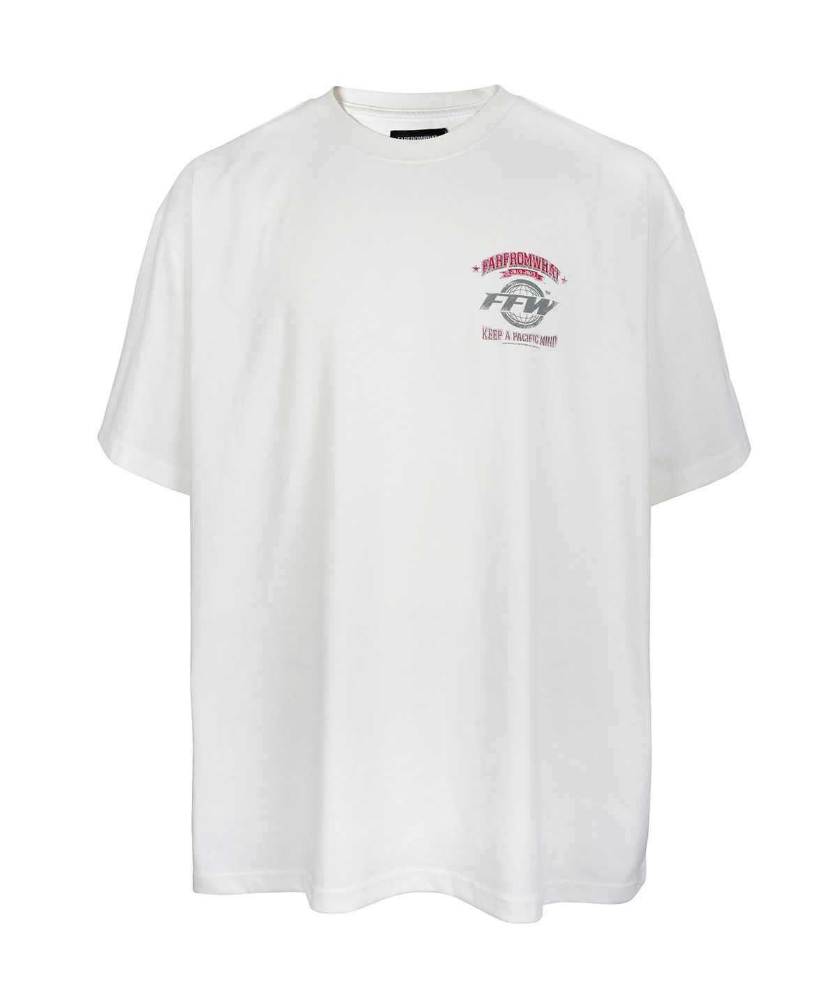 파프롬왓(FAR FROM WHAT) FAR LOGO T-SHIRTS_WHITE