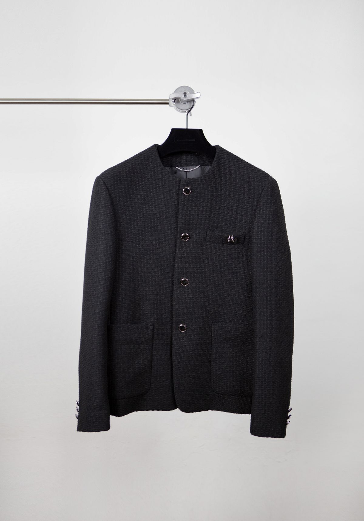 고저(GOZER) PIERCED TWEED JACKET