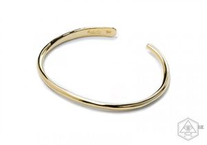 [Bs-387] 925실버 심플 뱅글팔찌 (gold plating)