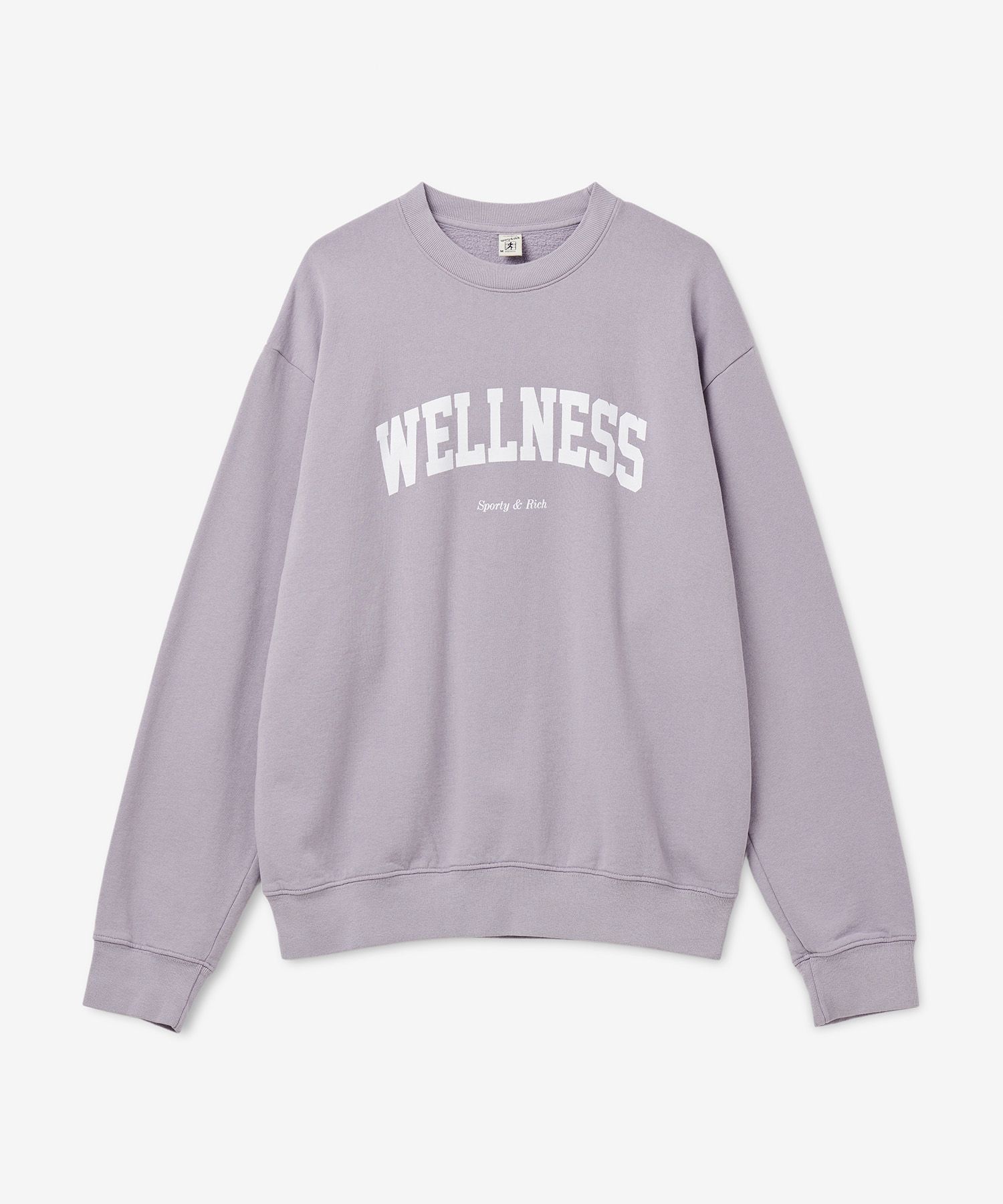 スウェット・トレーナー Sporty & Rich Wellness Logo Print Man to Man Purple CR831FC MUSINSA | SPORTY&RICH Wellness Logo Print Sweatshirt