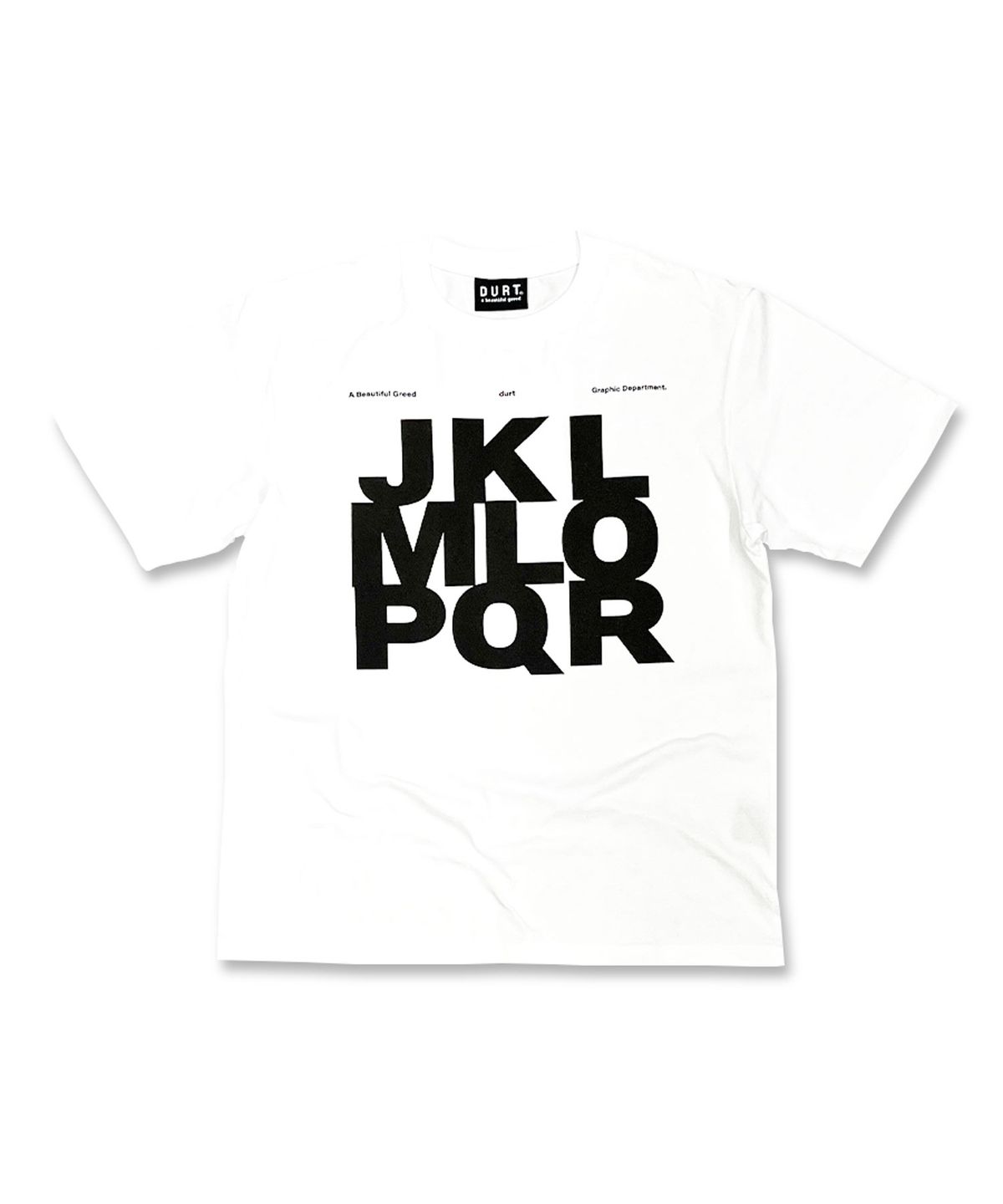 더트(DURT) JKL HALF SLEEVE TEE (WHITE)