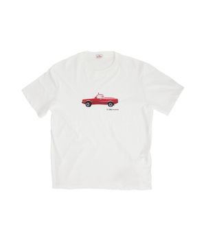 Gallery Red Car T-shirt_White