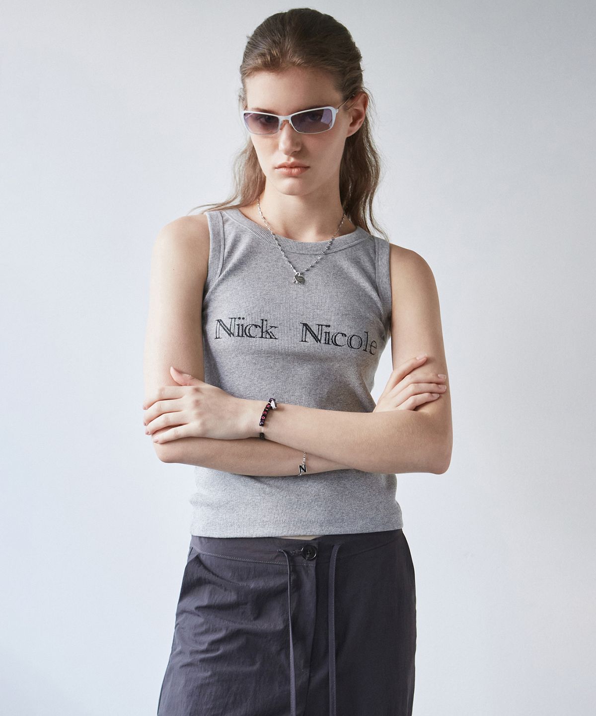 닉앤니콜(NICK&NICOLE) NNC VINTAGE SLEEVELESS_GRAY