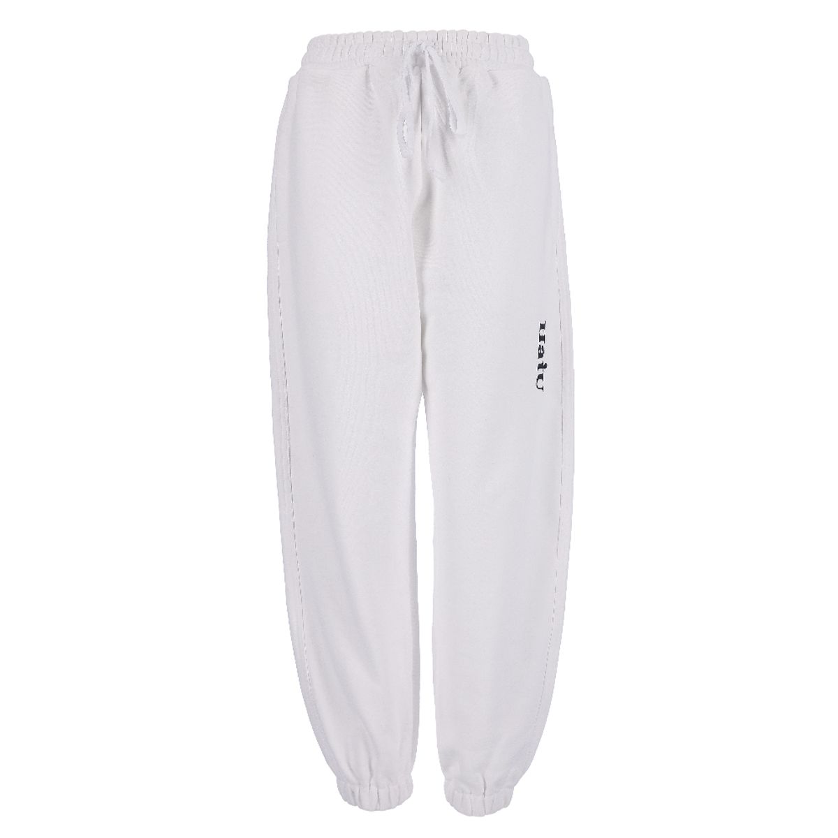 하투(HATU) ORIGINAL LOGO JOGGERS WHITE