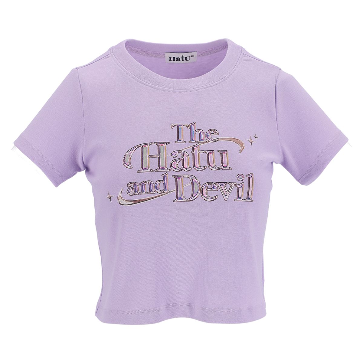 하투(HATU) HATU&DEVIL CROPPED TEE PURPLE