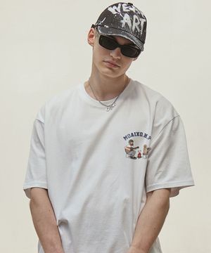 OHP X MOAI 캠핑 no.2 세미오버 반팔티P