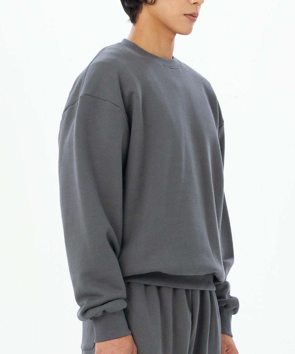 더트(DURT) DAILY SWEATSHIRTS (CHARCOAL)