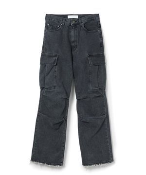 POCKET DENIM PANTS CHARCOAL