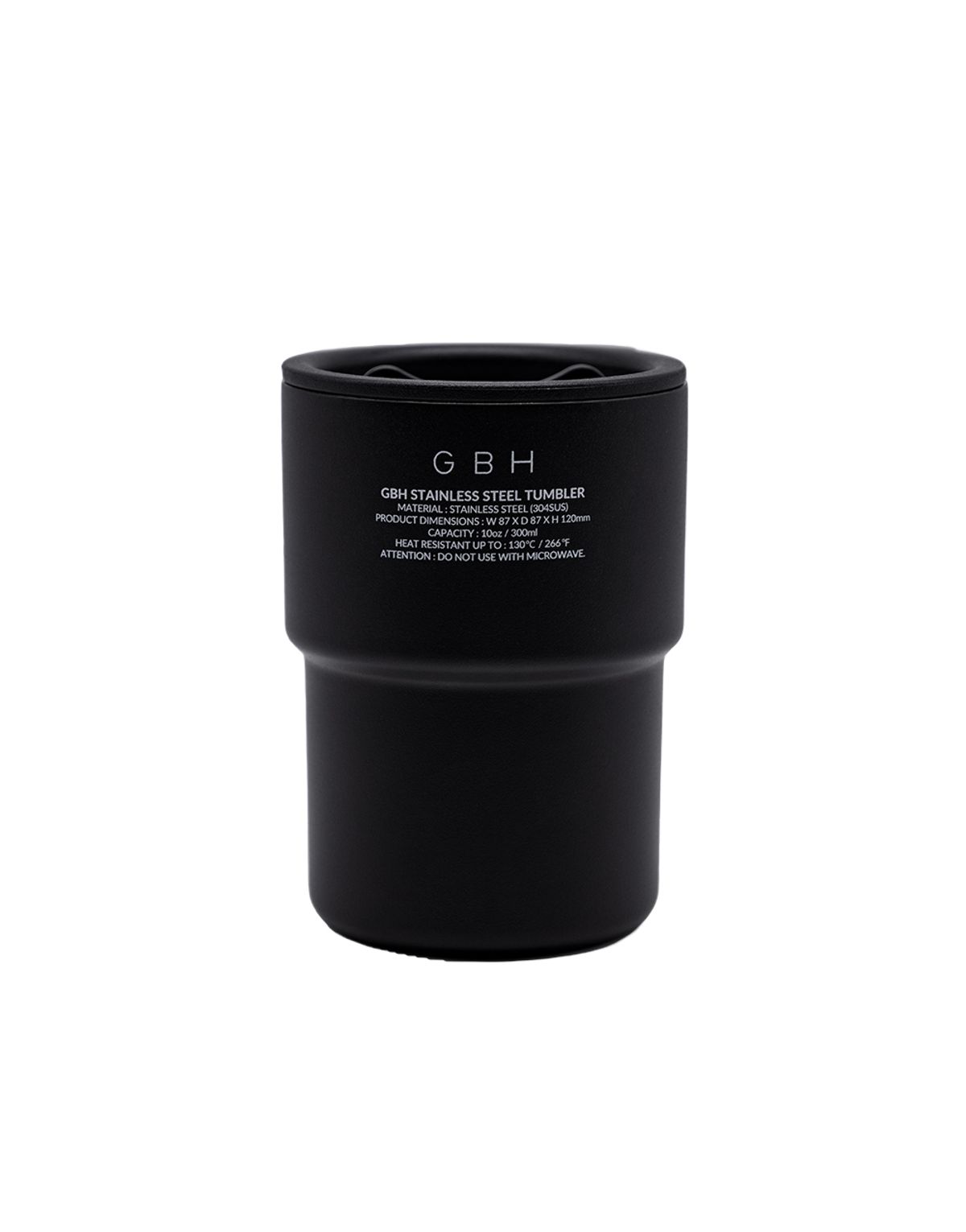 지비에이치 홈(GBH HOME) STAINLESS STEEL TUMBLER BLACK (텀블러)