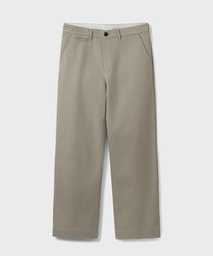 [DESK] NATURAL CHINO PANTS [WASHED BEIGE]