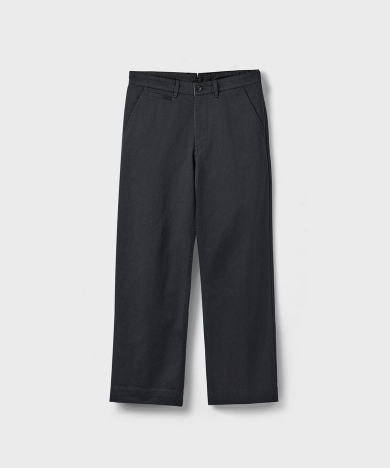 [DESK] NATURAL CHINO PANTS [WASHED CHARCOAL]