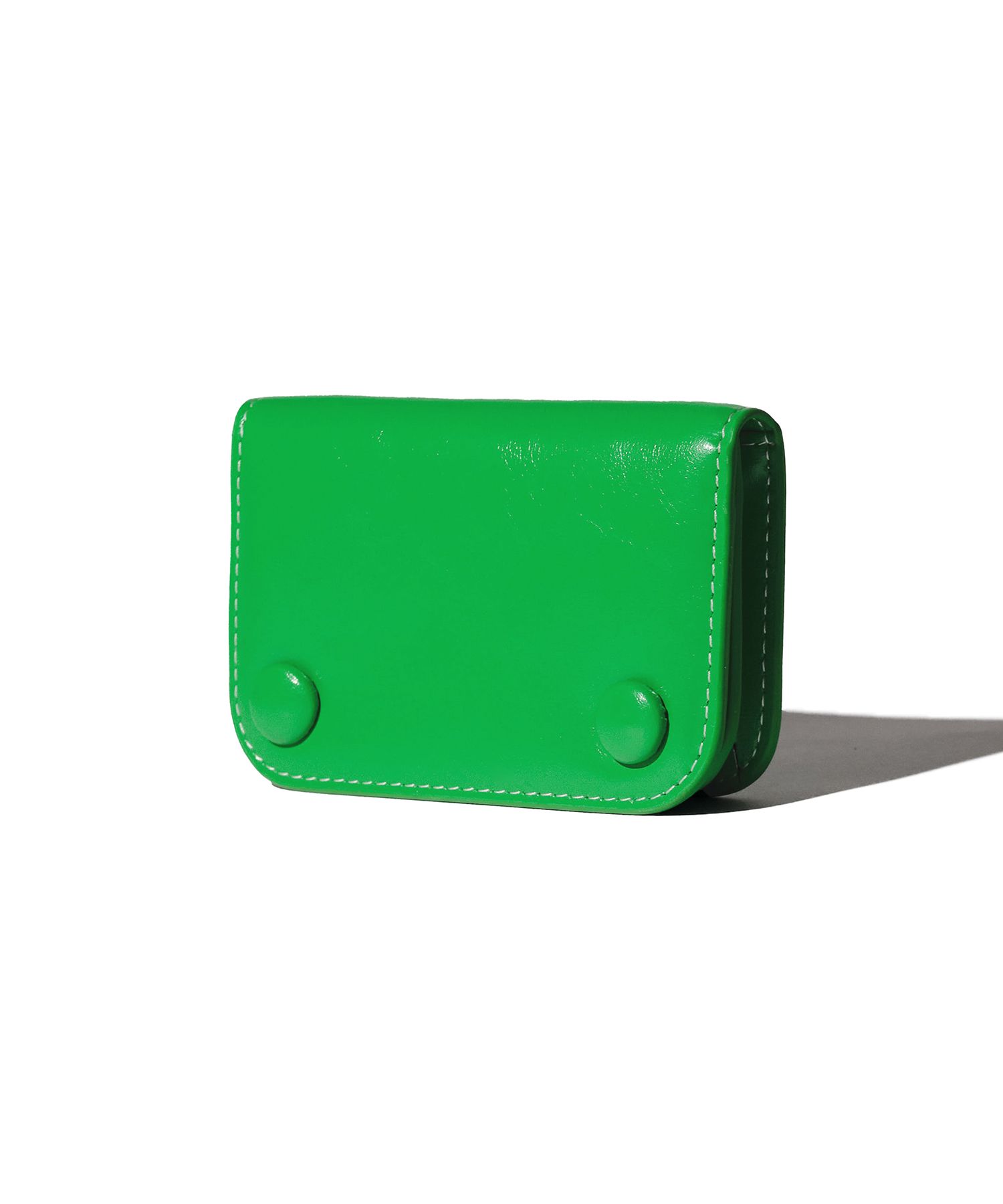 ◇LE MASQUE◇ Dot compact business card card wallet green MUSINSA | LEMASQUE Dot Compact Business Card Card Holder Green