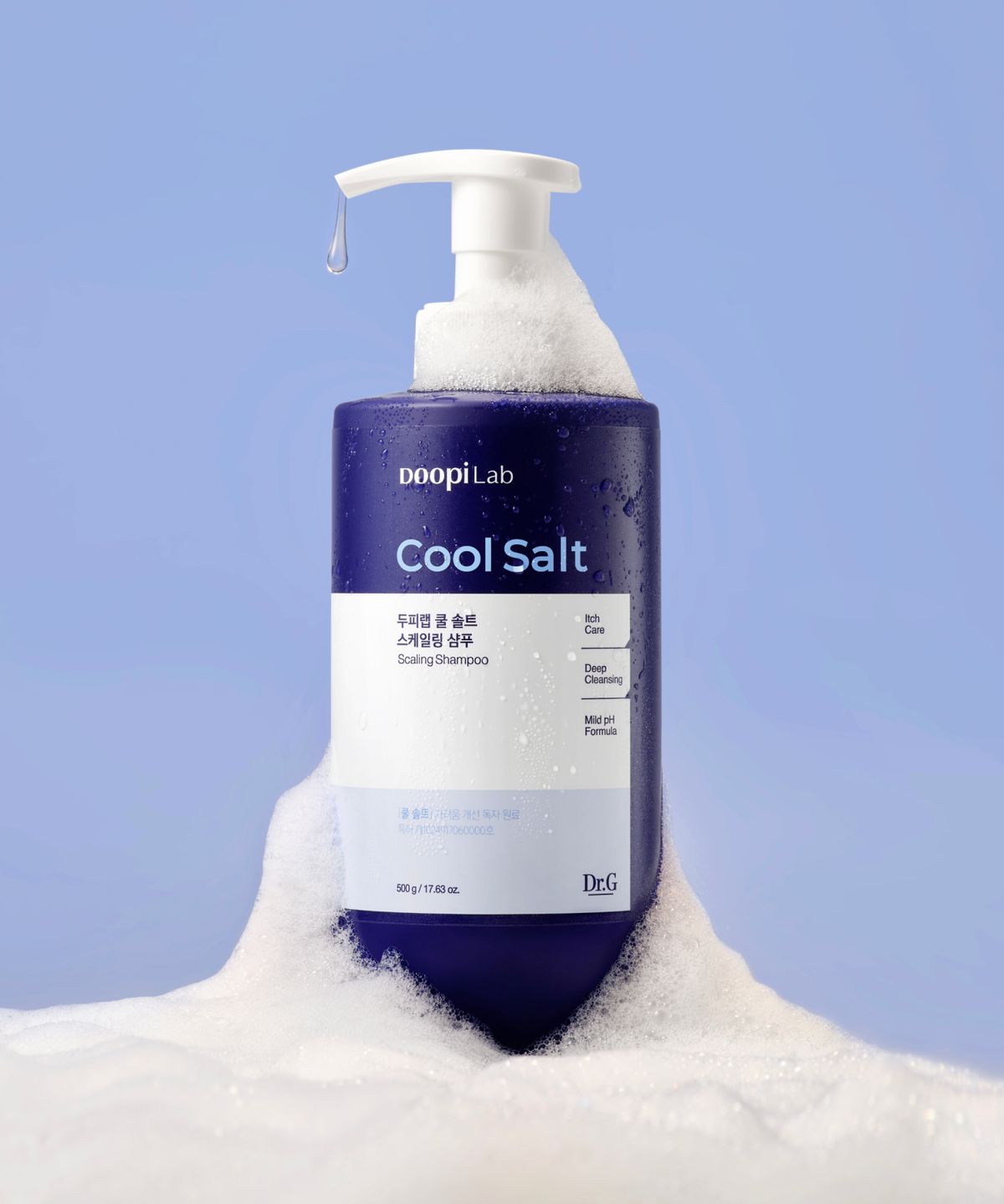 닥터지(DR.G) 두피랩 쿨 솔트 스케일링 샴푸 500g