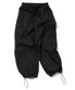 와이드 오버 카고 팬츠 블랙