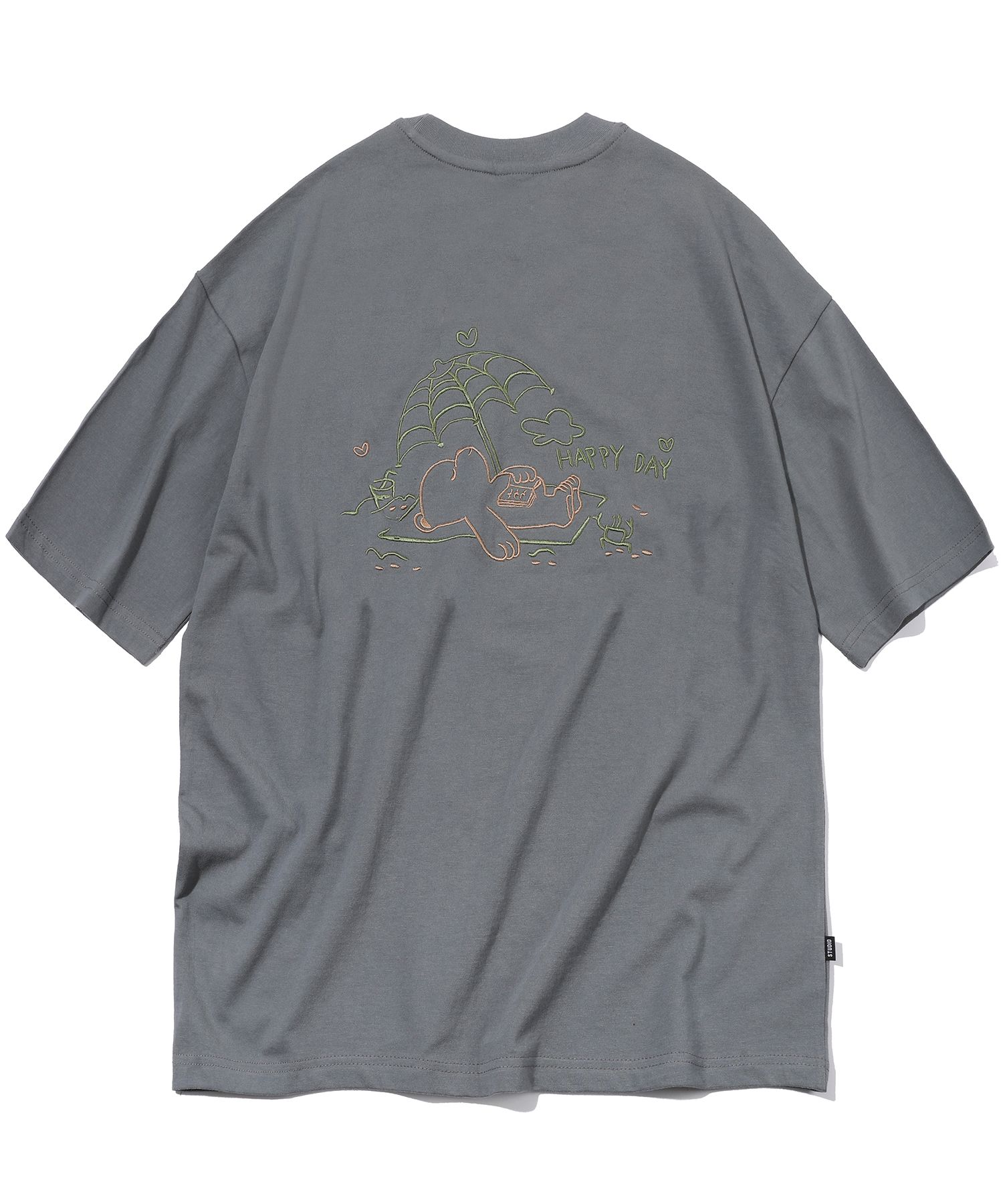【CPGN STUDIO】23SS★ Happy Voyage Embroidery Short Sleeve T MUSINSA | CPGN STUDIO Happy Voyage Embroidery Short Sleeve T