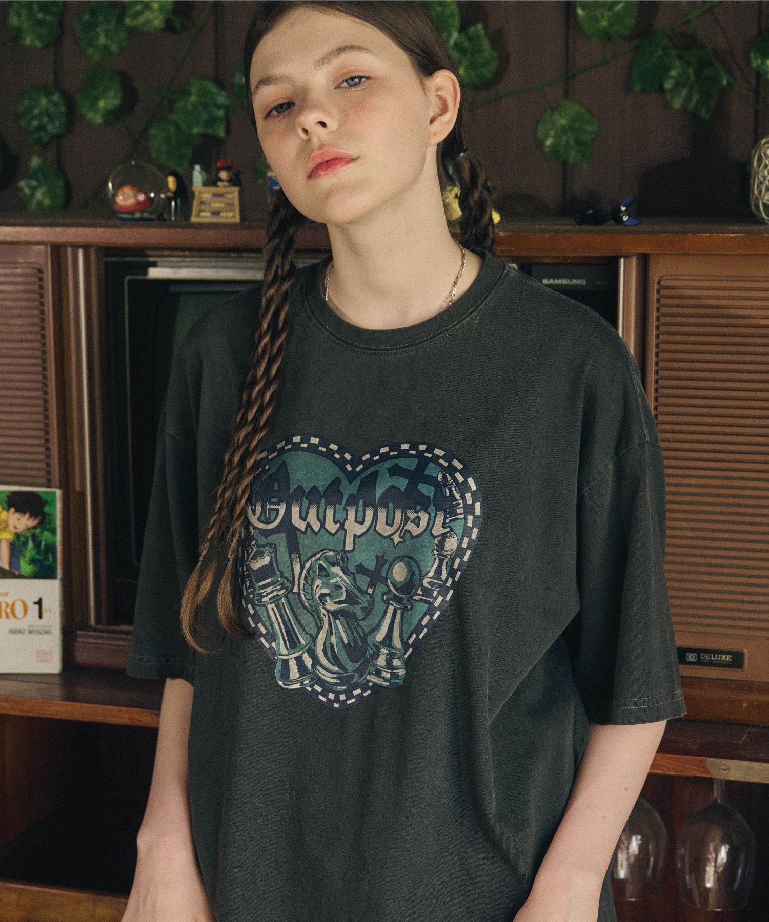 【CPGN STUDIO】Point Guard Pigment Short Sleeve T-shirt MUSINSA | CPGN STUDIO Cat Stitch Pigment Short Sleeve T