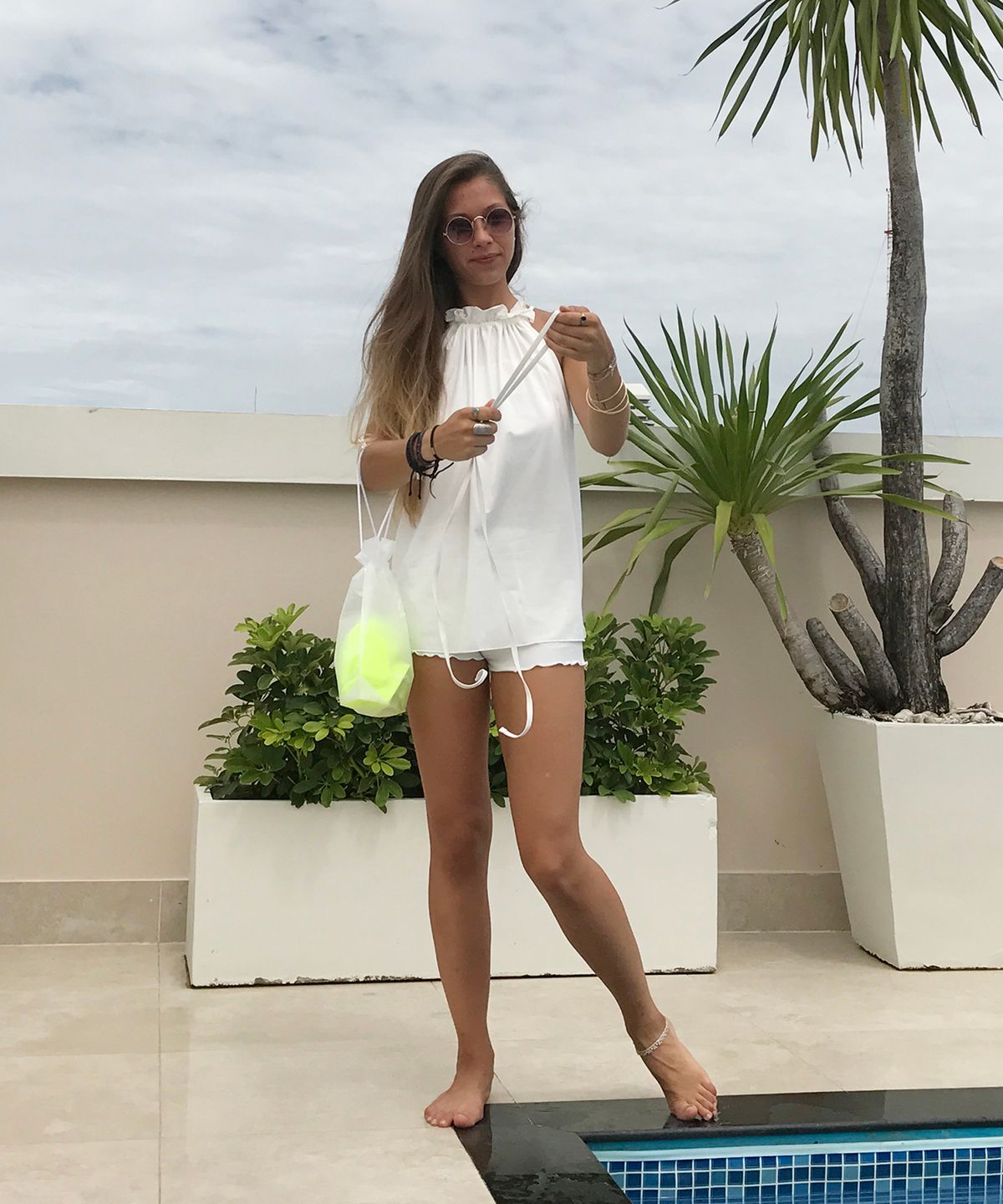 블란다(VLANDA) ROMANTIC HOLIDAY & HIGH SHORT SET [상의&반바지 세트]