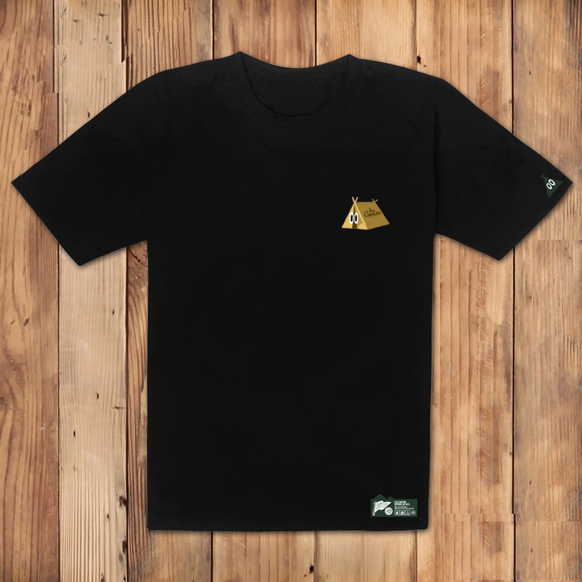 돌돌(DOLDOL) Camten-tshirts-07 감성 캠핑 브랜드 캠텐 캐릭터 그래픽 티셔츠 반팔티