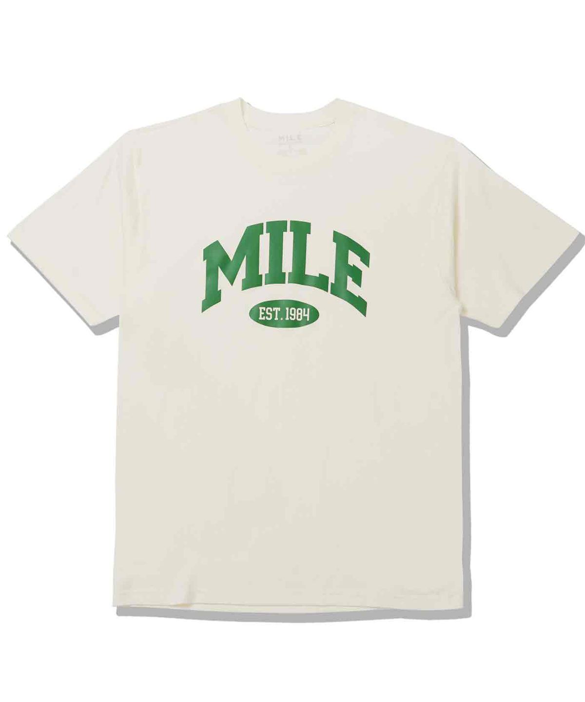 더마일(THEMILE) [리퍼브]MILE EST GARMENTS CREW [IVORY]