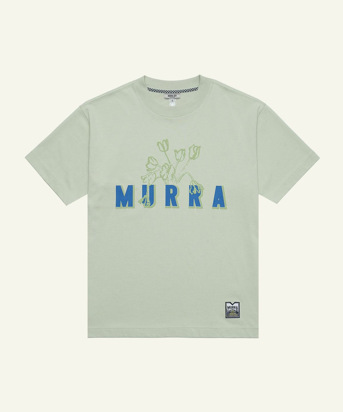 무라(MURRA) 뢰르 블루 티셔츠 _ 그린