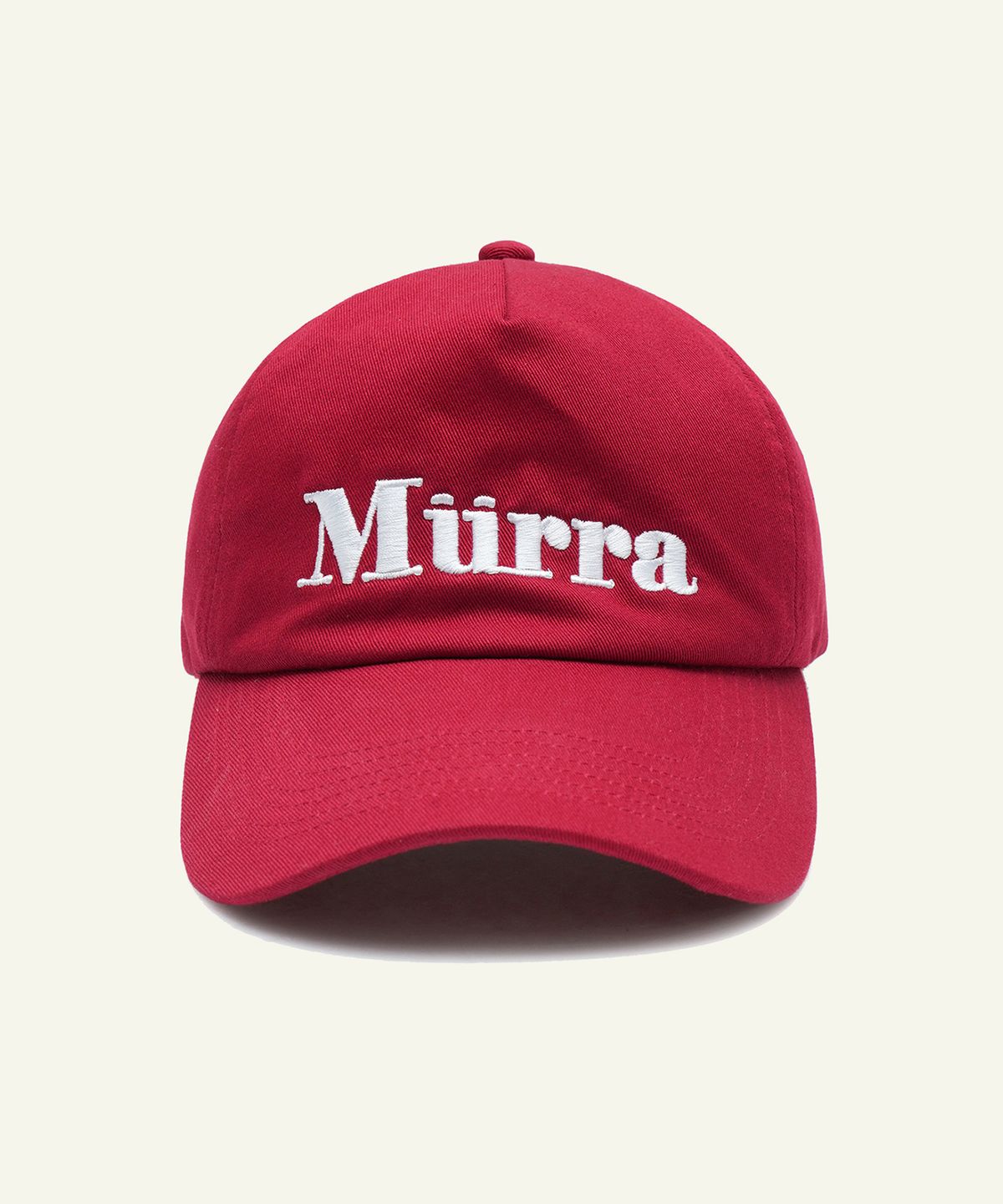 무라(MURRA) 무라 로고 볼캡 _ 레드