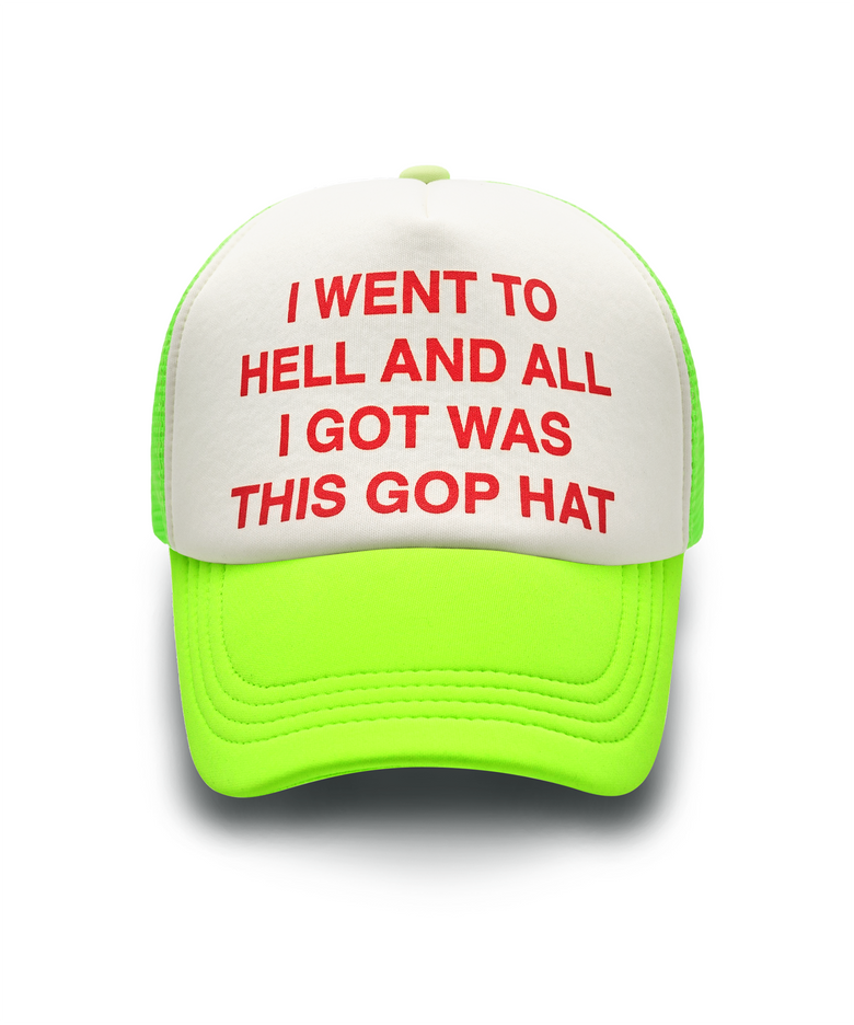 Hell Trucker Cap_Fluorescent Yellow