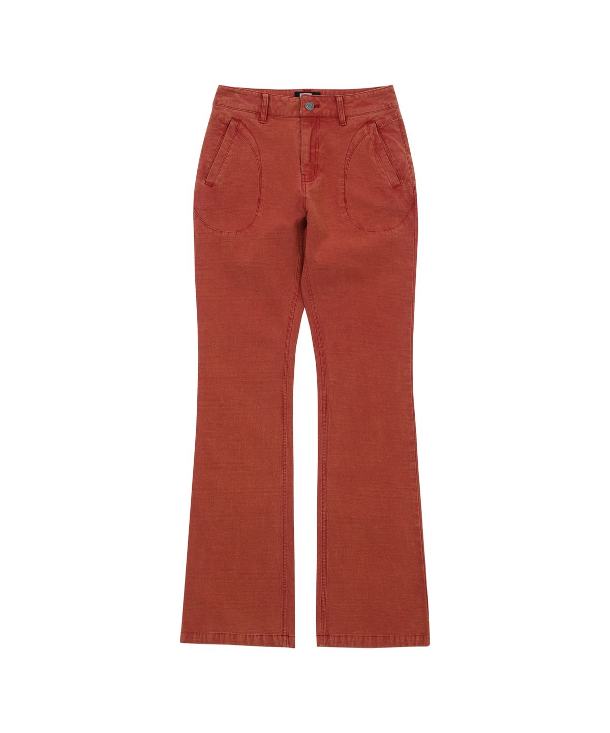 웰빙익스프레스(WELLBEING EXPRESS) Washed Boots Cut Pants Red